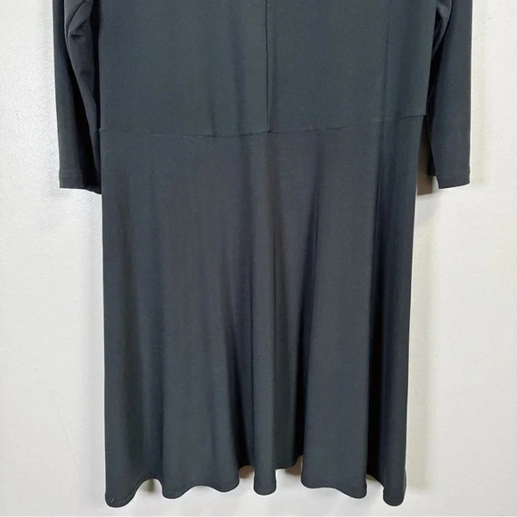 Sympli Hi Low Assymetric Three Quarter Sleeve Tunic  Grey Sage - Picture 15 of 16